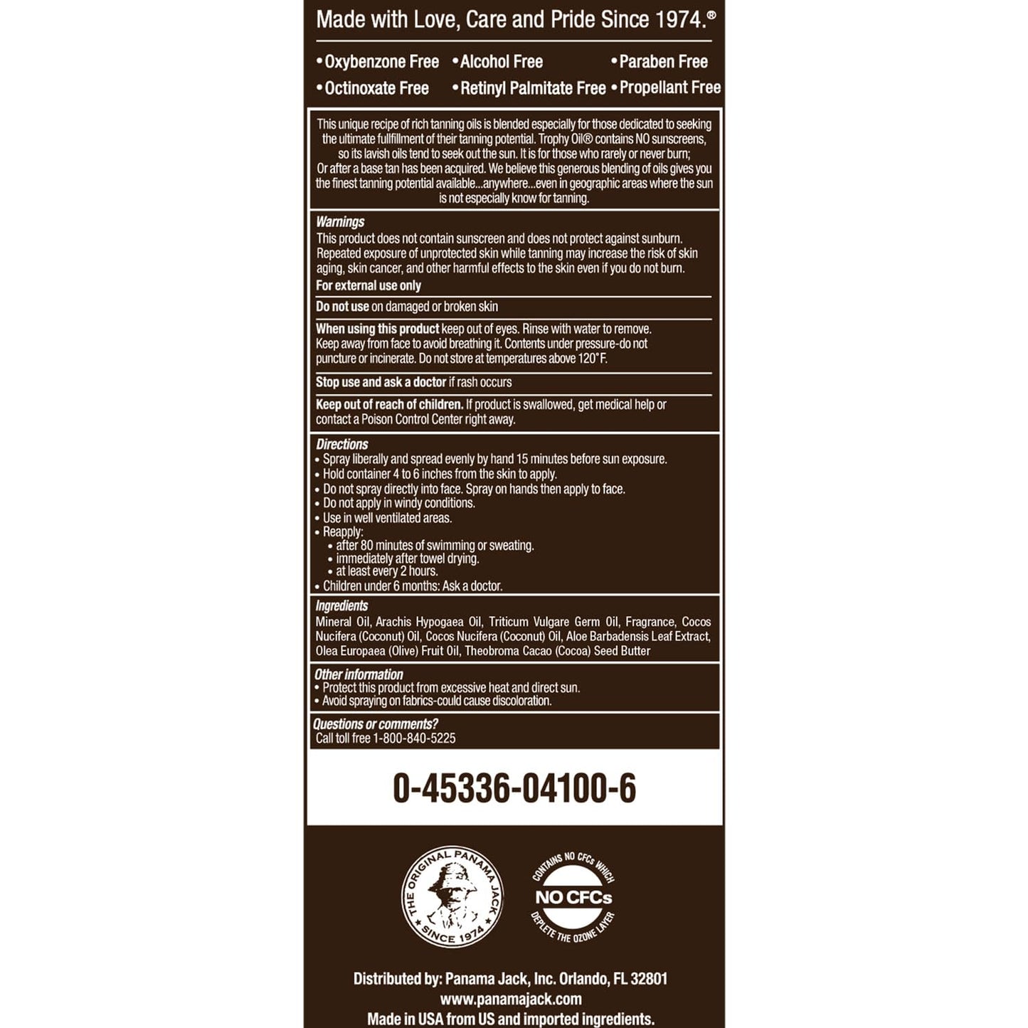 Panama Jack Trailblazer Set: Amplifier & Trophy Tanning Oils (SPF 0)