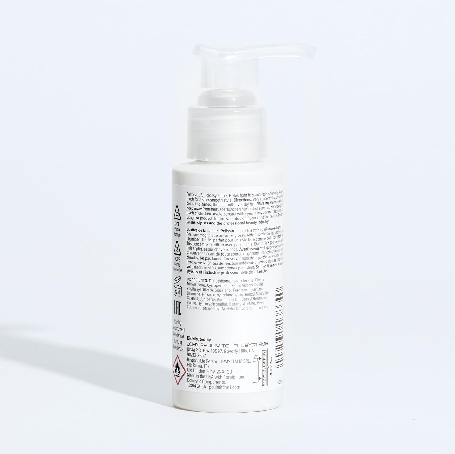Paul Mitchell Gloss Drops Shine Serum – Frizz Control & Brilliant Shine, 2.5 fl oz