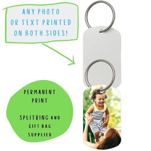 Personalised Double Sided Tag (Keyring)