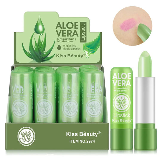 kiss beauty lipstick color change lip balm moisturizing waterproof anti-dry crack temperature change lipstick wholesale