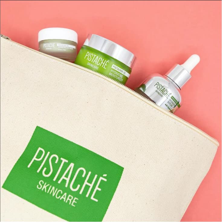 Pistaché Skincare Pistachio Oil Ultimate Face Trio Set | Hydration Serum, Eye Cream & Moisturizer
