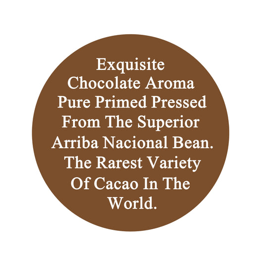 Plant Guru Raw Cocoa Butter 2 Lbs Bar — 100% Pure Arriba Nacional Cacao Bean, Food Grade