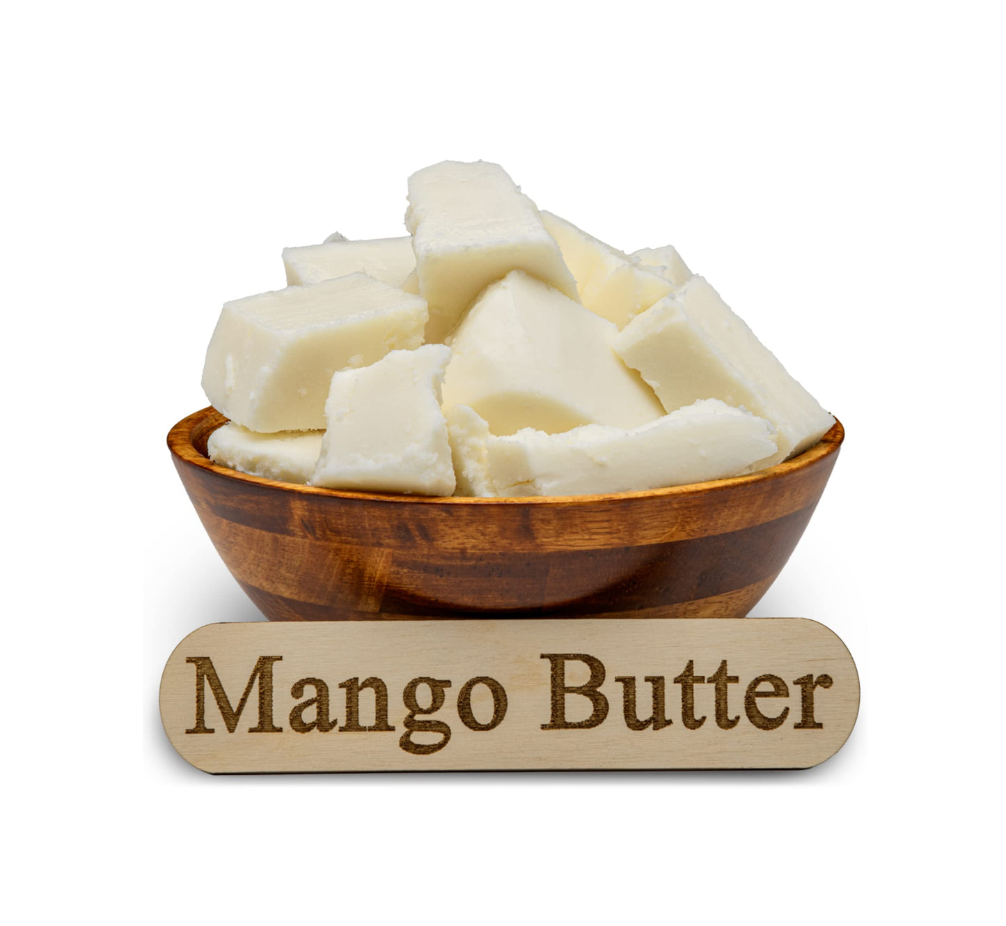 Plant Guru Raw Mango Butter 5 lbs Bulk – 100% Pure, Natural, Unrefined for Skin & Hair Care | DIY Soaps, Lotions, Creams