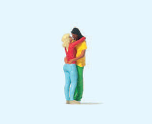 Kissing Couple Terrarium Figure 28227