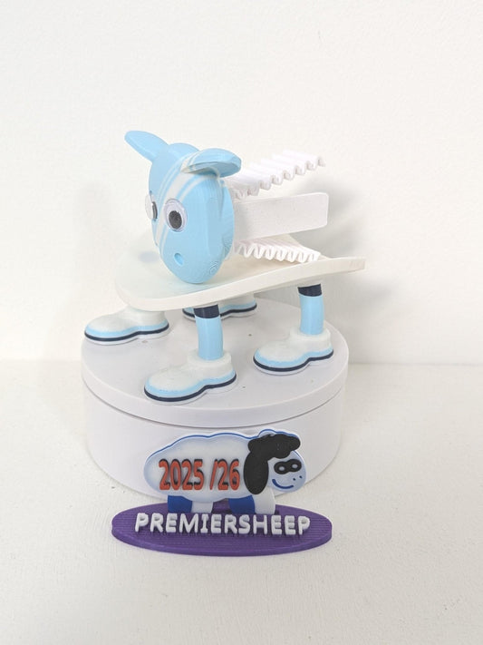 Premiersheep Manchester City Toilet Roll Holder – New 2025/26 Football Fan Gift – Universal Fit – Custom Boots
