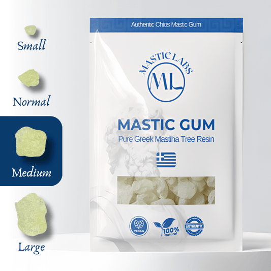 Pure Greek Chios Mastic Gum (Pistacia Lentiscus) - Medium/Large Tears