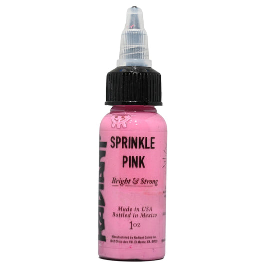 Radiant Colors Sprinkle Pink Tattoo Ink 1oz – Delicate Shading & Color Blending