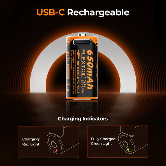 ZERO QUARK BATTERY - High Performance RCR123A Li-ion Battery (900CHT) for Zero pump
