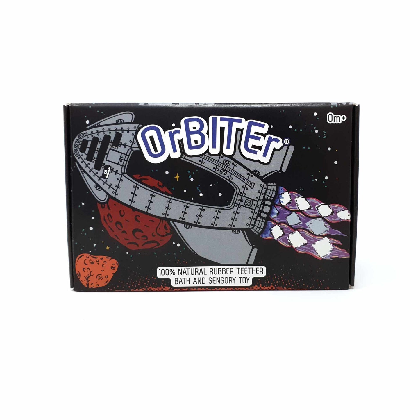 OrBITEr® Natural Rubber Space Themed Baby Toy (Rocket)