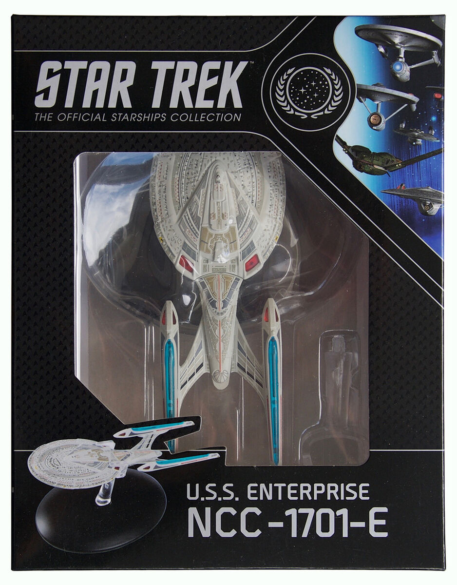 #08 U.S.S. Enterprise NCC-1701-E (Sovereign-class) Diecast Model Ship (Eaglemoss / Star Trek)