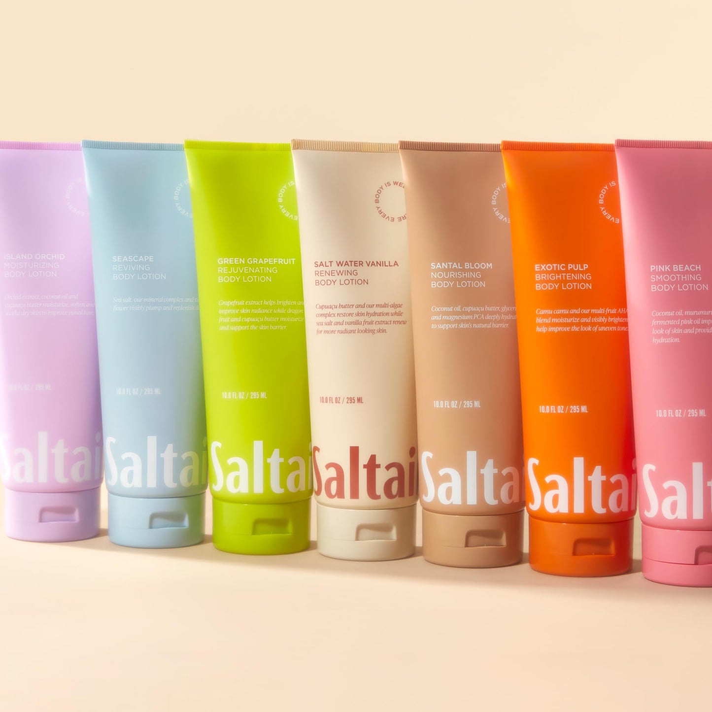 Saltair Body Lotion – 2 Pack Hydrating Lotion with Pink Beach Scent | All Skin Types