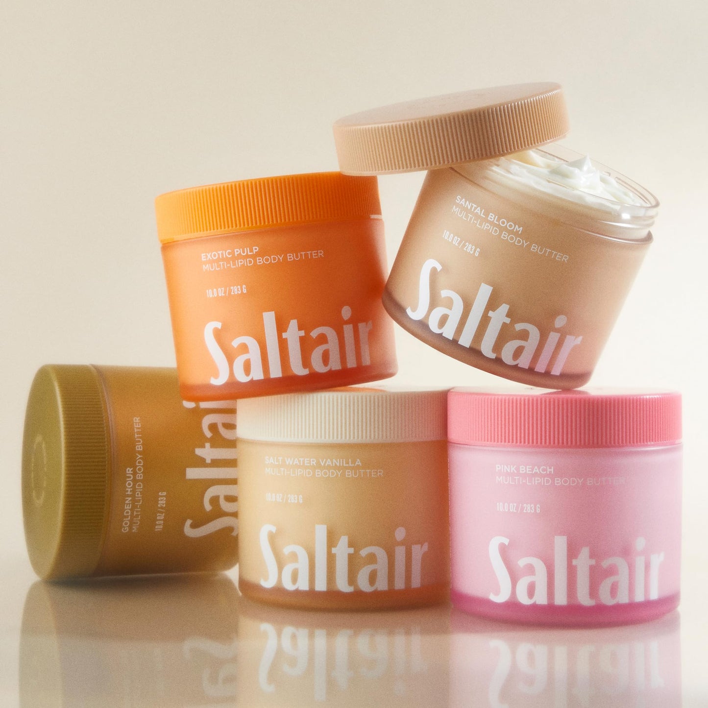 Saltair Multi-Lipid Body Butter | Rich Hydration with Ceramide Complex, Sea Buckthorn & Coconut Oil | 10oz Jar