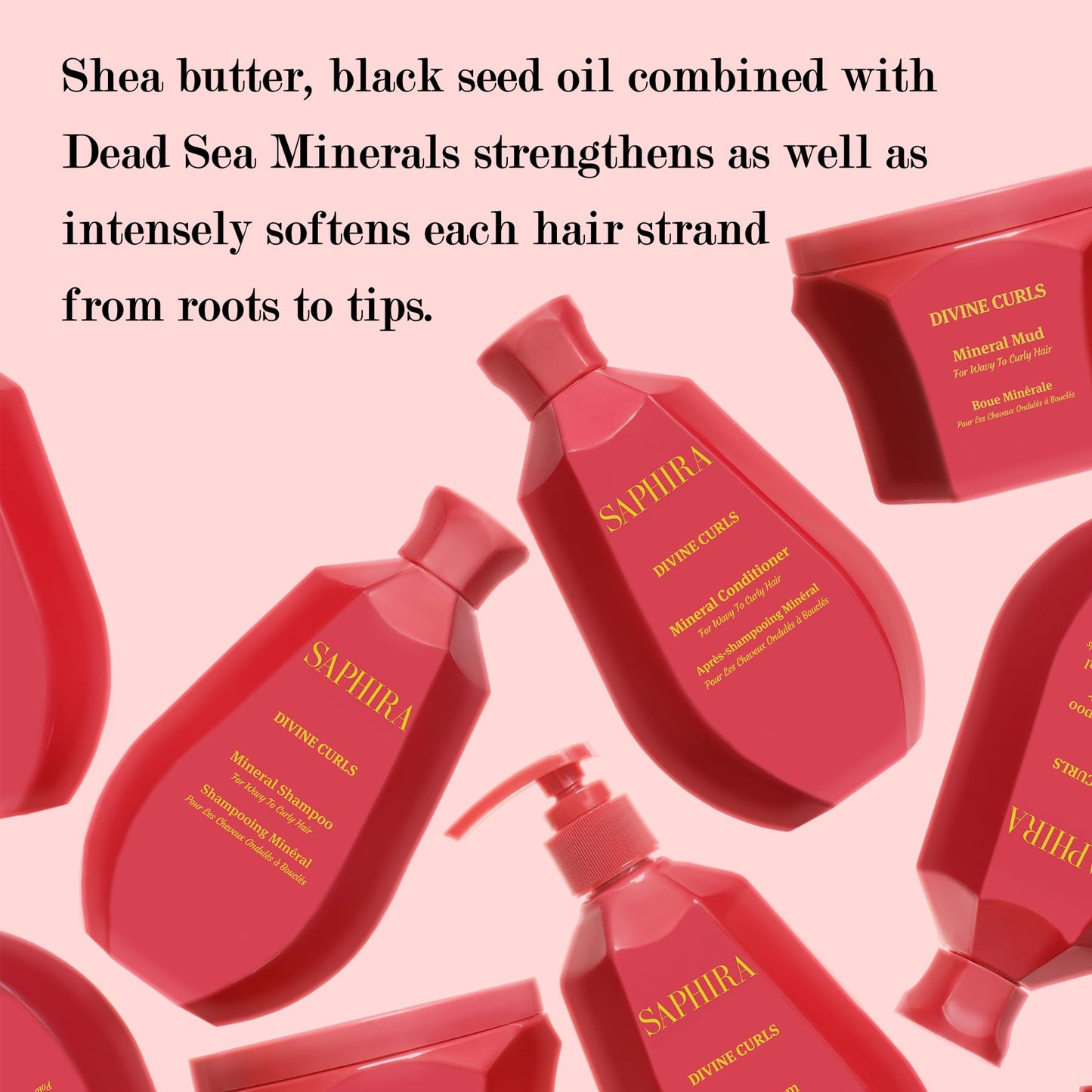 Saphira Divine Curls Conditioner 34oz / 1000ml – Hydrating Curl Care