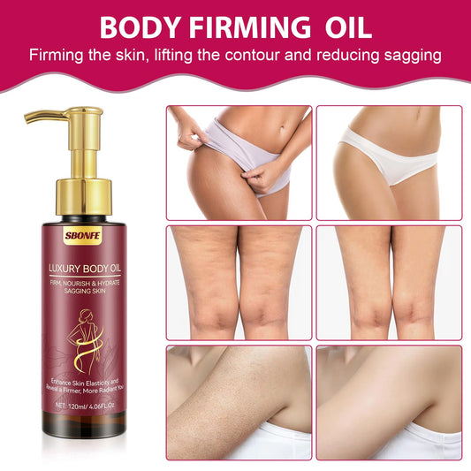 SBONFE Body Firming Oil – After Shower Hydration, Non-Greasy & Lightweight (Pack of 2, 4.06 oz)