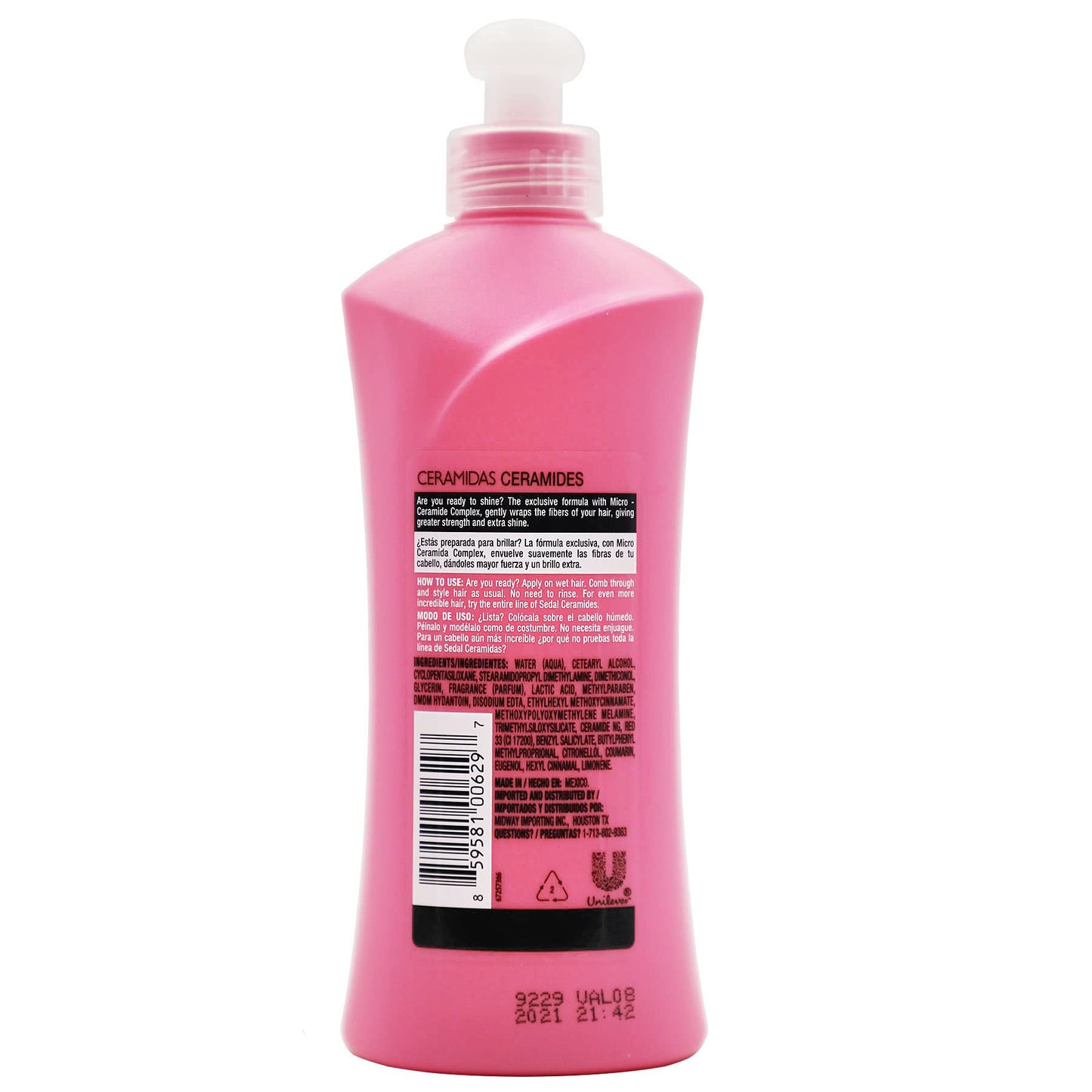 Sedal Co-Creations Ceramides Leave-In Conditioner, 2-Pack – Shine & Hydration