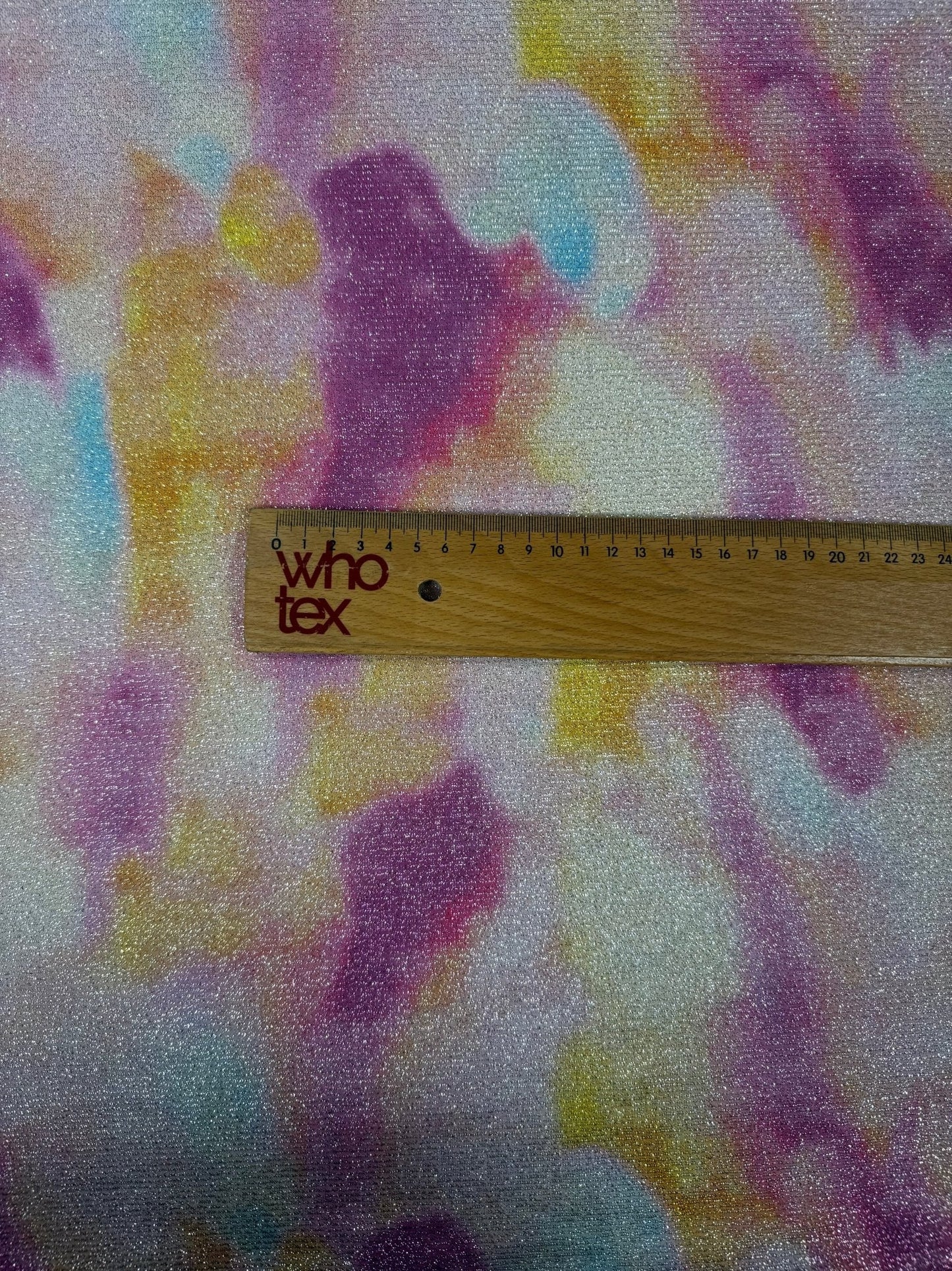 Shimmer Tie Dye Ottoman Fabric - Soft 4-Way Stretch by the Metre