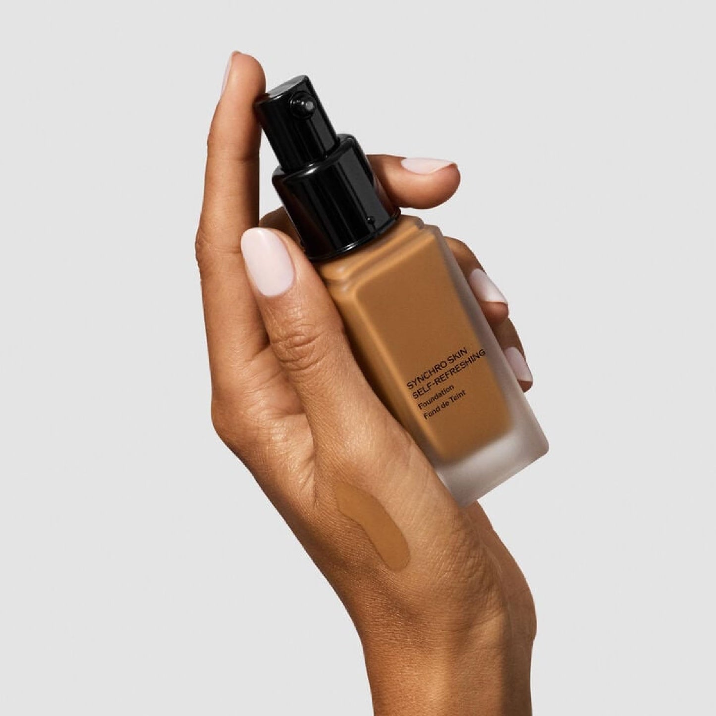 Shiseido Synchro Skin Self-Refreshing Foundation SPF 30 in Topaz 460 – Medium-to-Full Coverage, Natural Finish, 30 mL