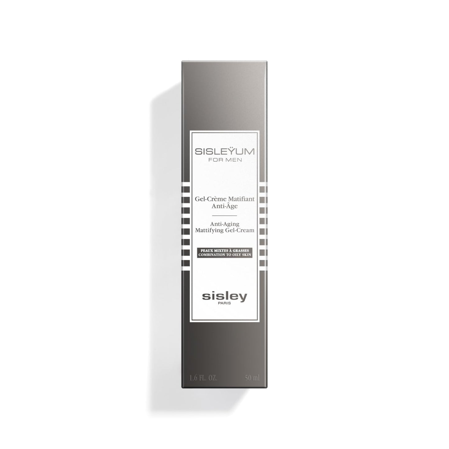 Sisley Paris Sisleyum Anti-Aging Mattifying Gel-Cream for Men – Firm, Smooth & Matte Skin (50 mL)