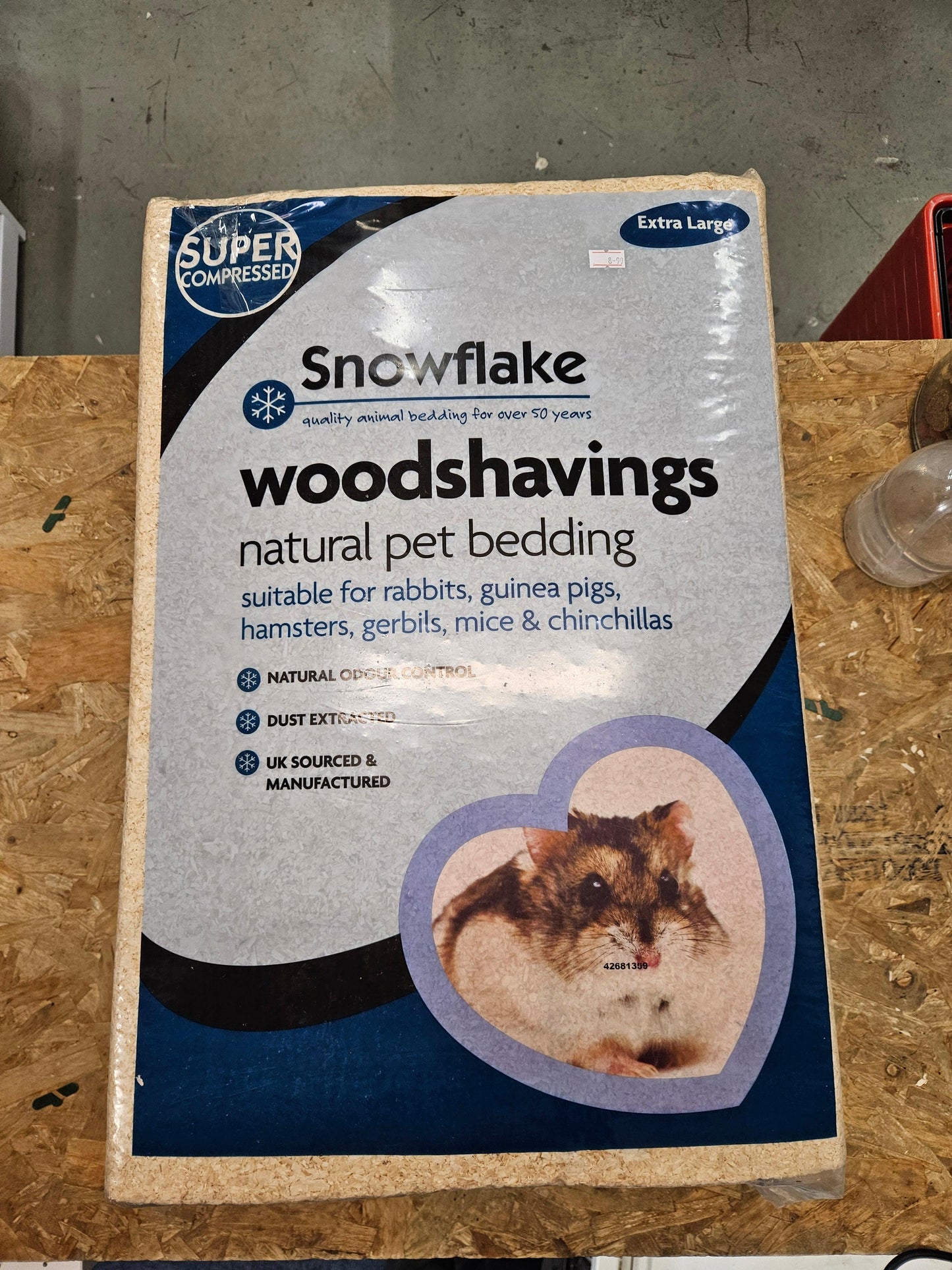 Snowflake Extra Large Wood Shavings 7kg