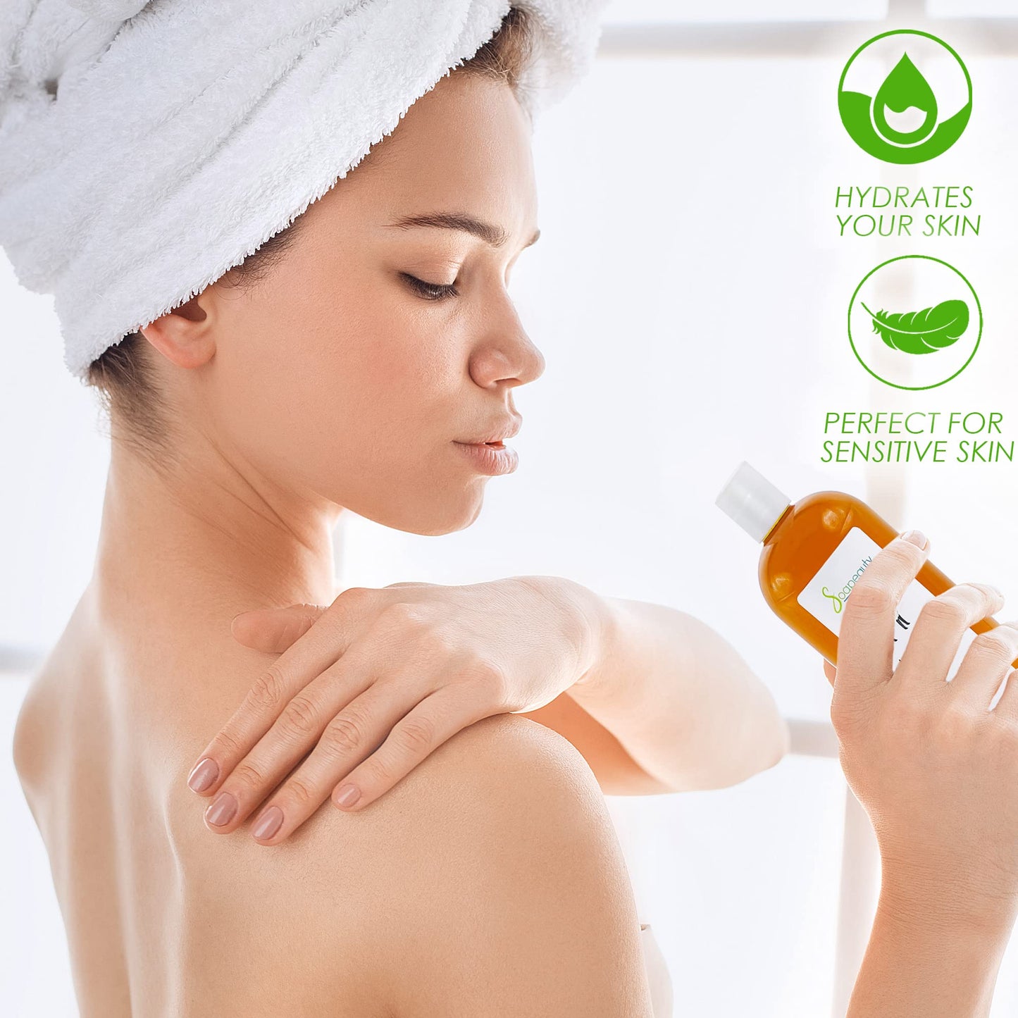 Soapeauty Lanolin Oil 100% Natural | Pure Carrier Oil for Skin, Hair & Lips | DIY Formulations | 12 fl oz