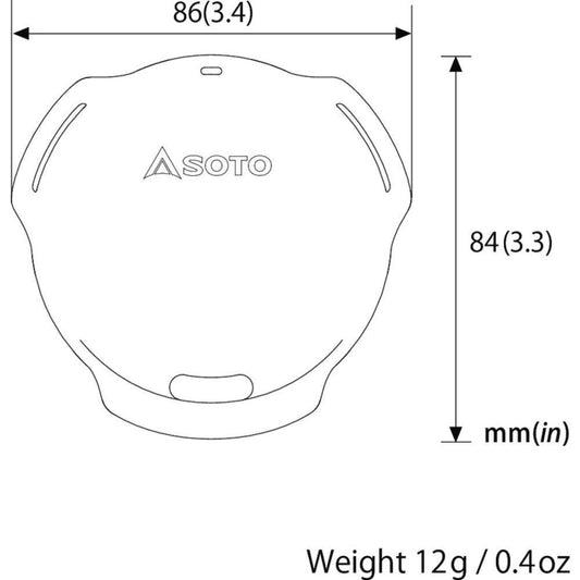 SOTO Titanium Aeromug w/ Lid 450ml