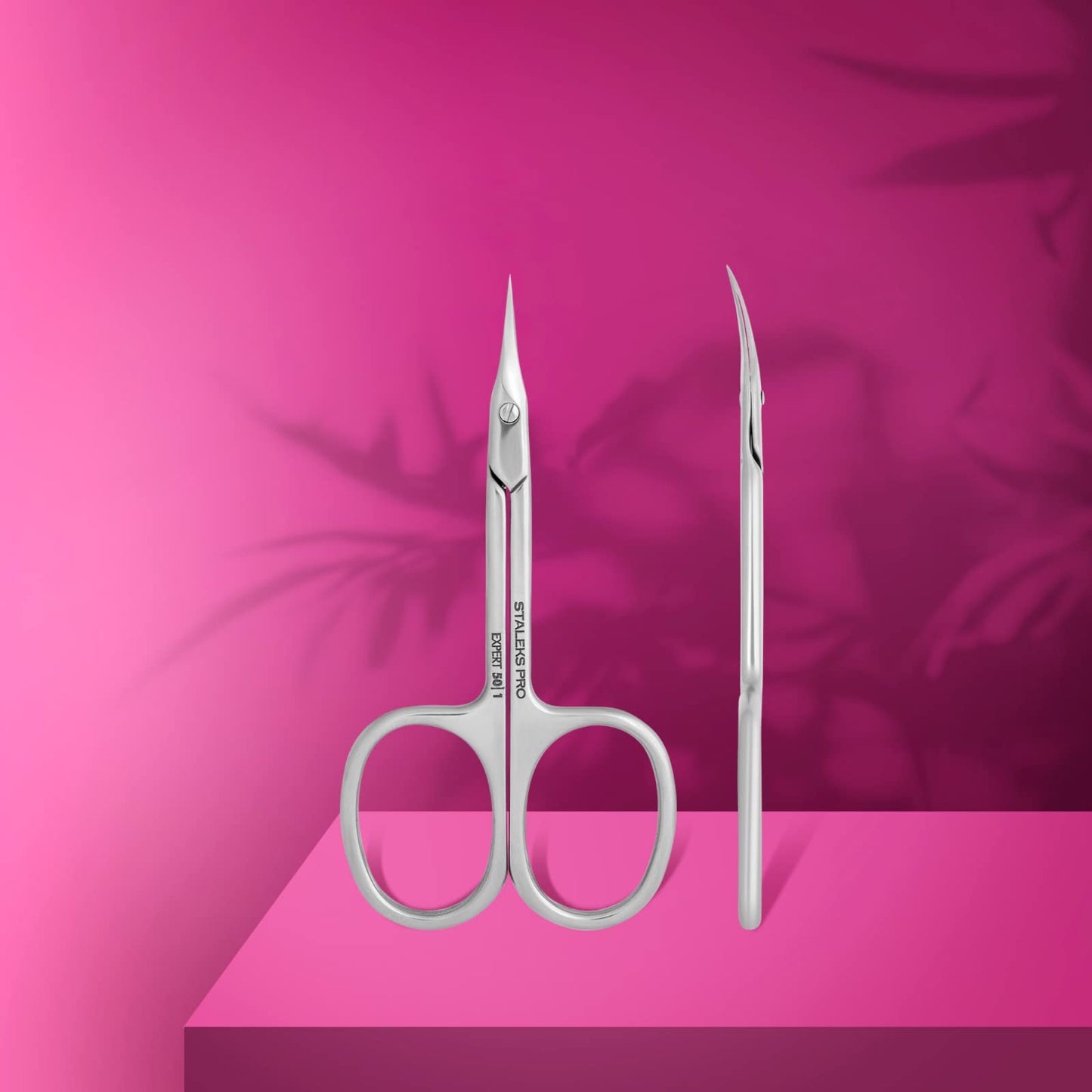 Staleks Pro Expert 50 Type 1 Cuticle Scissors SE-50/1 – Pack of 1, Professional Nail Care