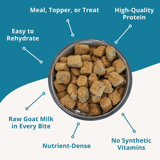 Steve's Real Food Freeze-Dried Raw Nuggets – Turkey Recipe, 20 oz, for Dogs & Cats