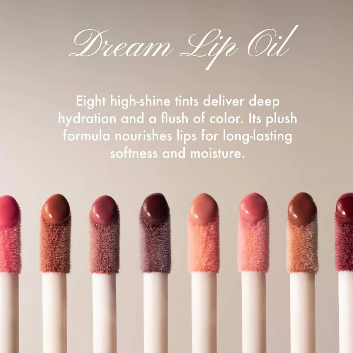Summer Fridays Dream Lip Oil – Tinted Lip Oil with High Shine, Deep Hydration & Non-Sticky Formula (Warm Beige, 0.15 oz)