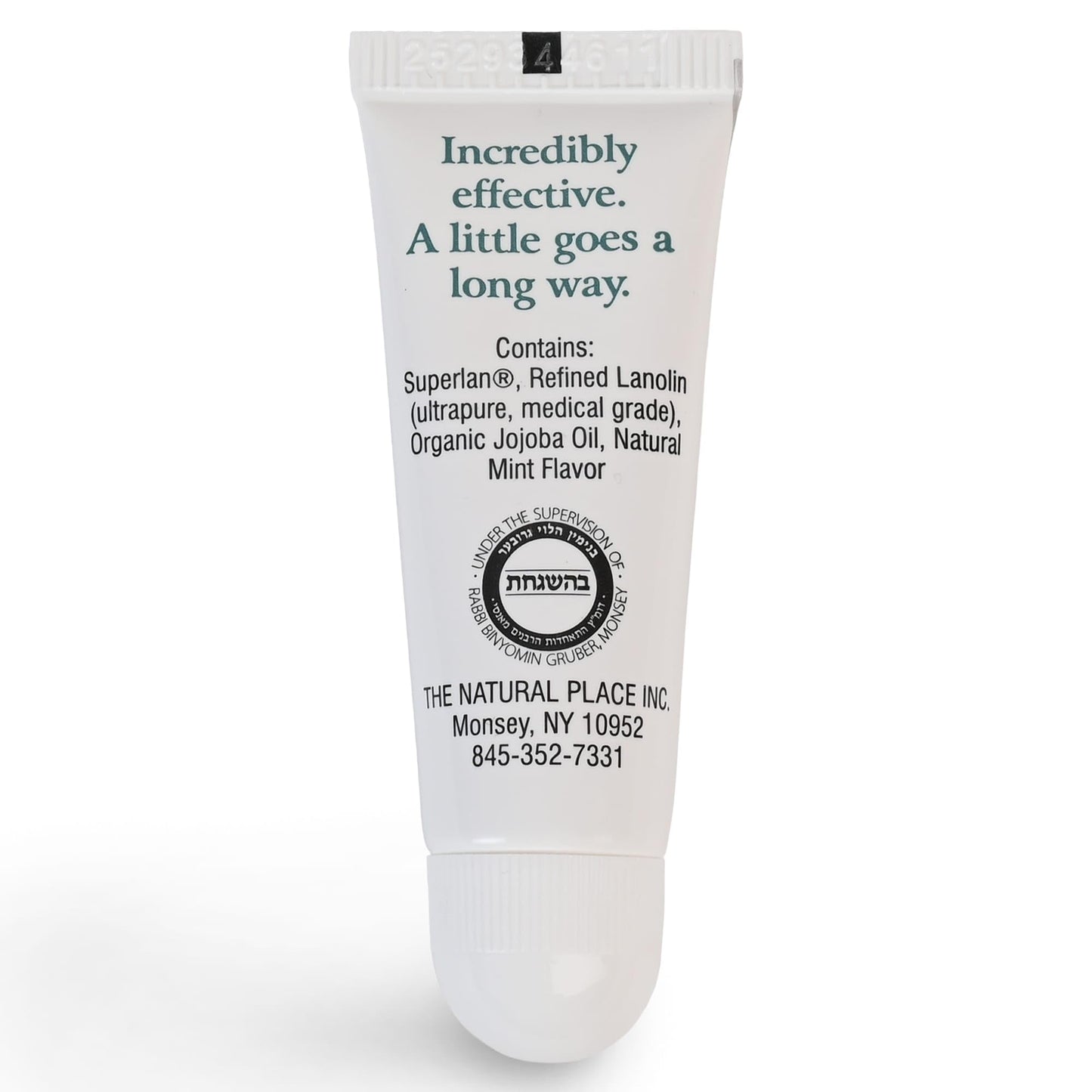 Superlan Organic Lanolin Lip Balm Mint Flavor – Hydrating Lip Repair (0.35 Oz)