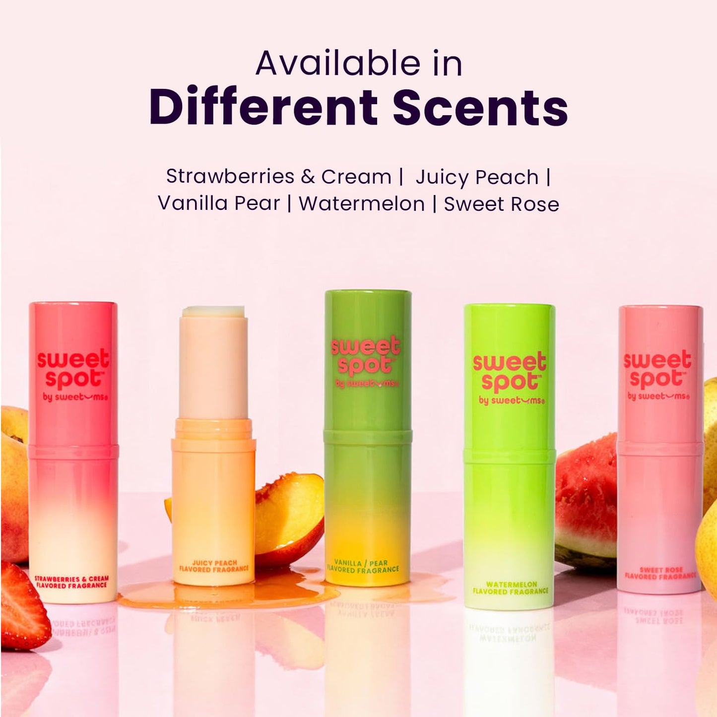 SweetSpot Watermelon Solid Perfume Stick – Travel-Friendly Fragrance by Sweetums
