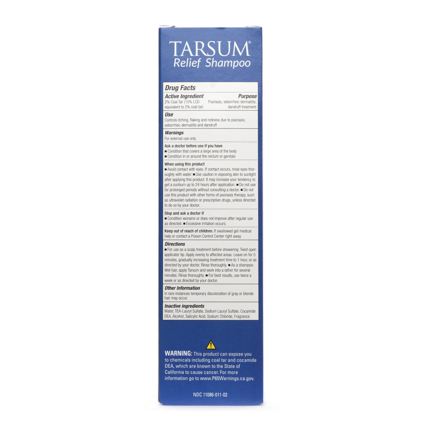 Tarsum Extra Strength Psoriasis Shampoo – Coal Tar Scalp Care for Flaky, Itchy Scalp (4 oz)