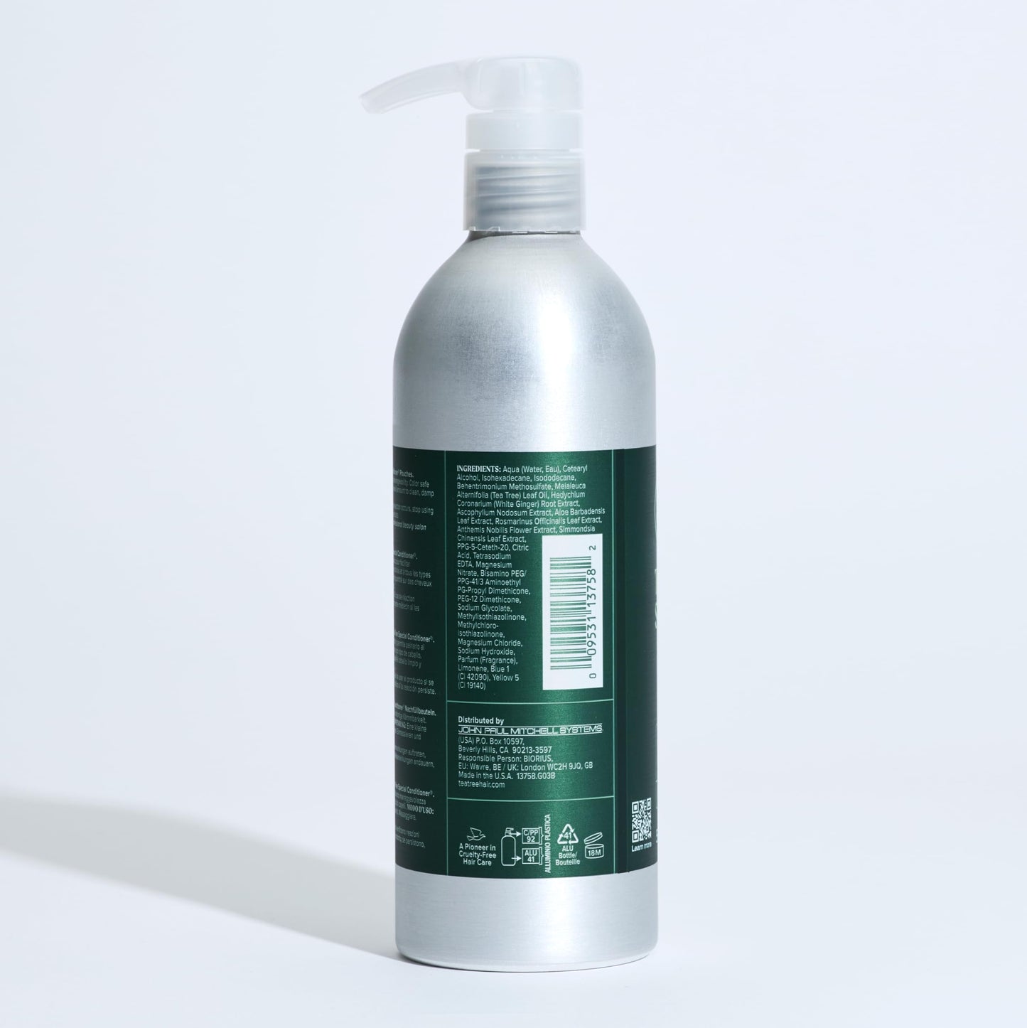 Tea Tree Special Conditioner Aluminum Bottle – Detangles, Smooths & Softens Hair All Hair Types 16.9 fl oz