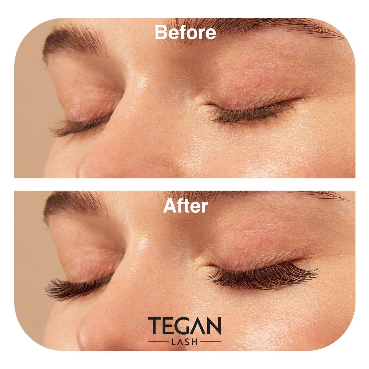 TEGAN LASH 500 Promade Fans Volume Eyelash Extensions – Handmade, 3D-16D, 0.03-0.07 Thickness, C/CC/D Curl, 9-15mm
