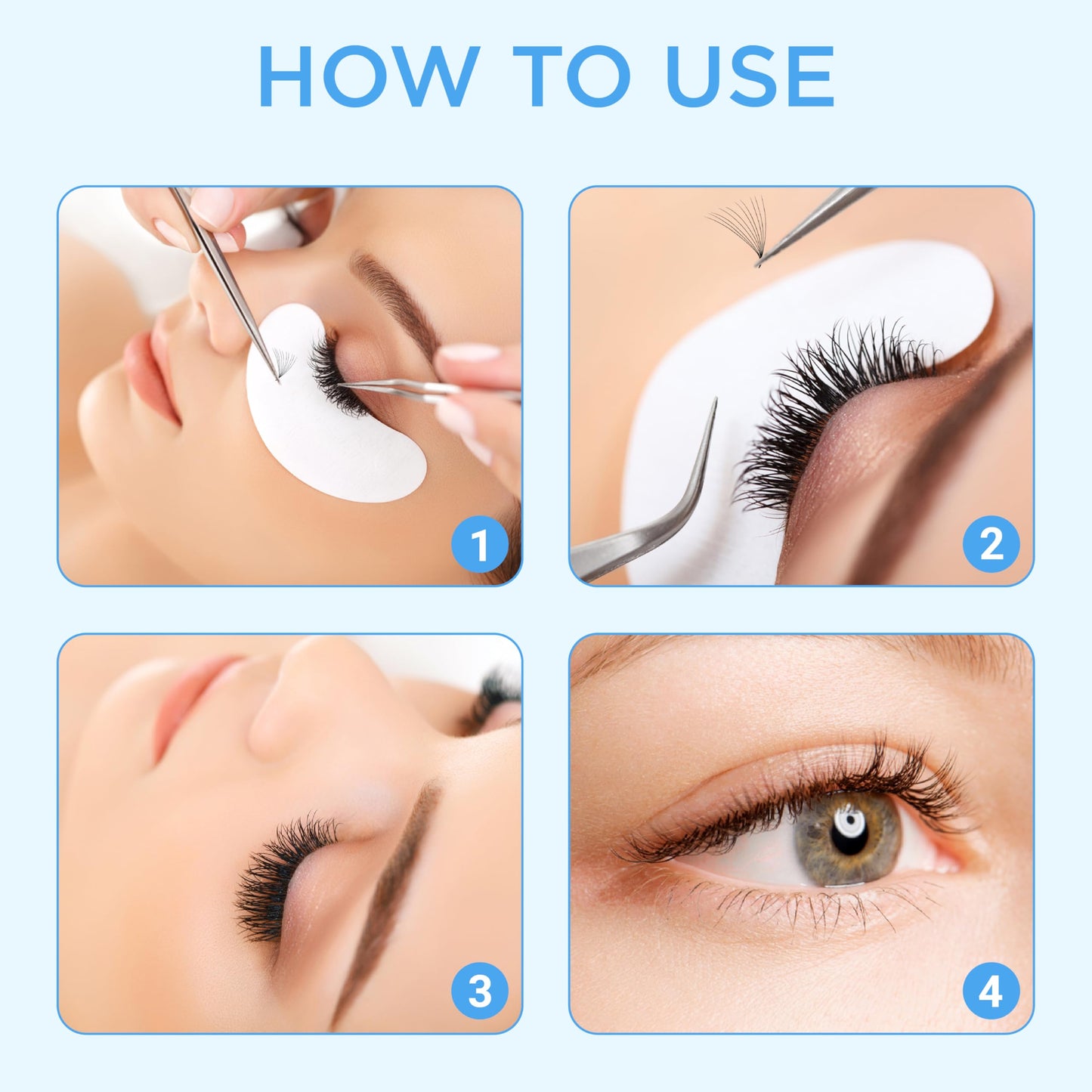 TEGAN LASH Promade Fan Mix Eyelash Extensions — 3D to 16D Premade Lashes 9–15mm