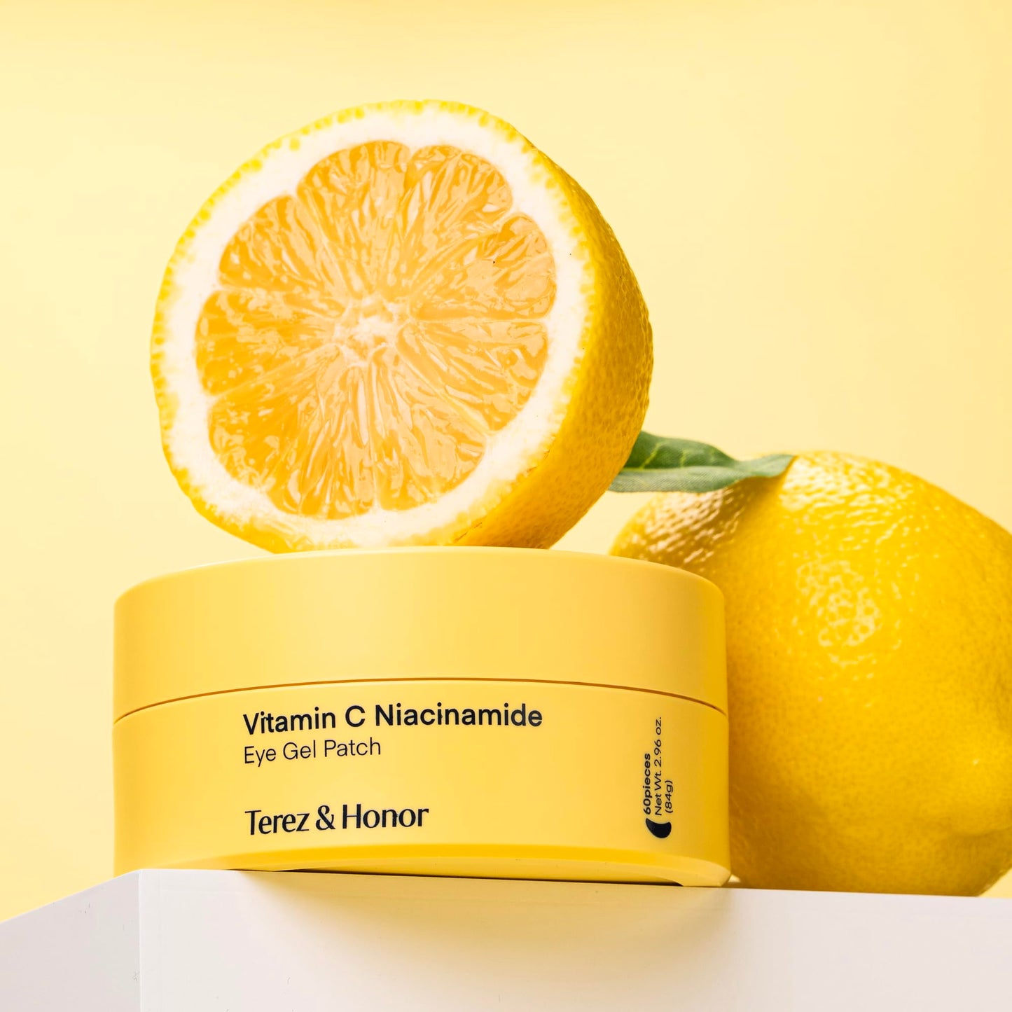 TEREZ & HONOR Vitamin C Eye Patches - 60 Pcs | Korean Brightening & Hydrating Under Eye Masks