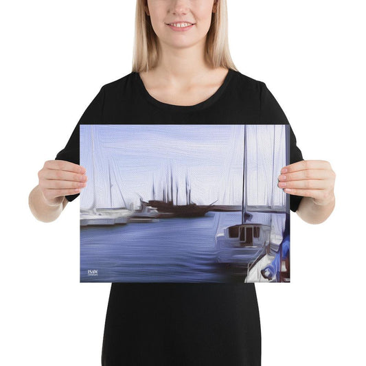 The Sleeping Yachts (at Afternoon) - Canvas Print