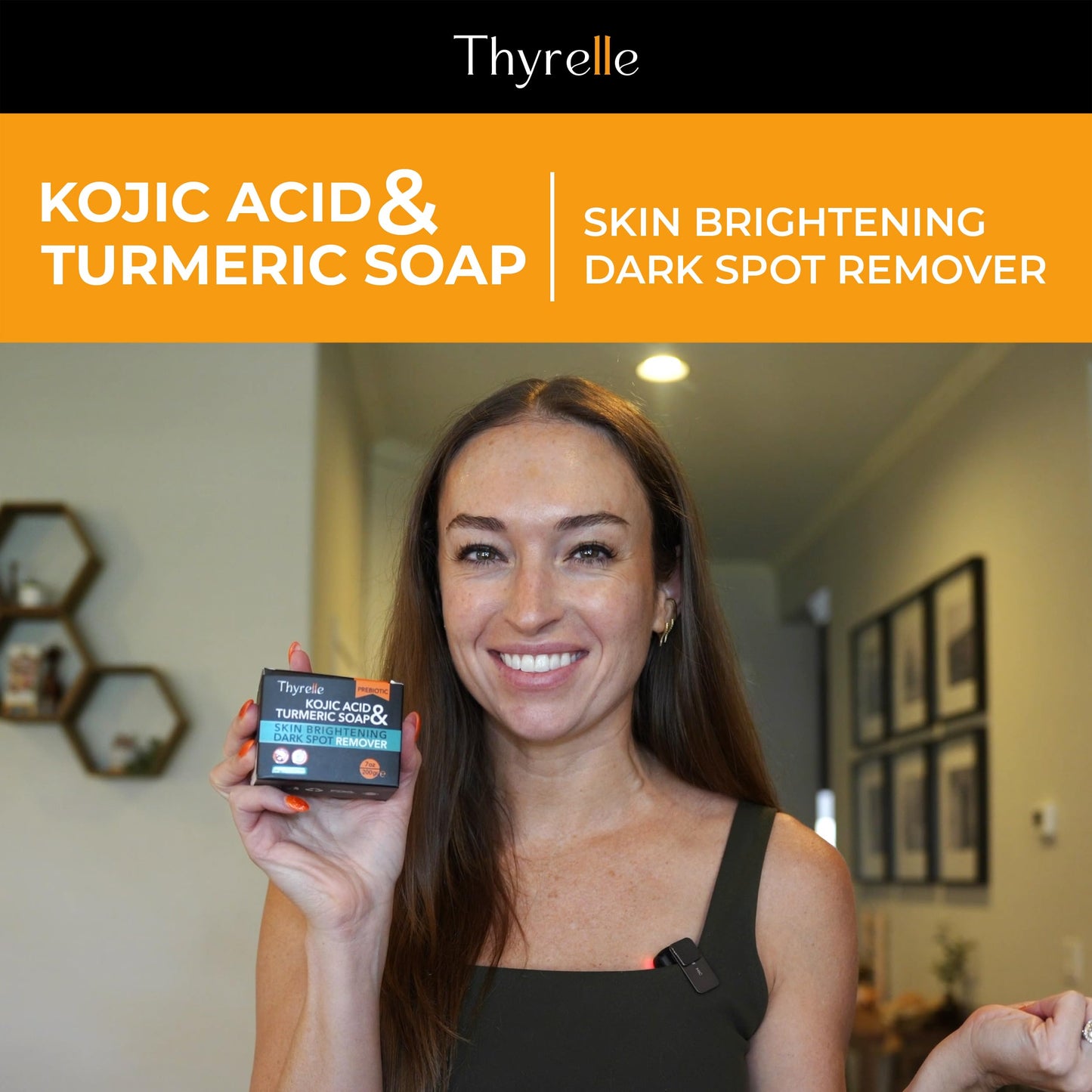 Thyrelle Kojic Acid & Turmeric Soap Bar (2 x 3.5 oz) — Brightening Skin