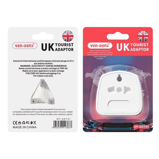 UK Tourist Adaptor (SP-ADT01)