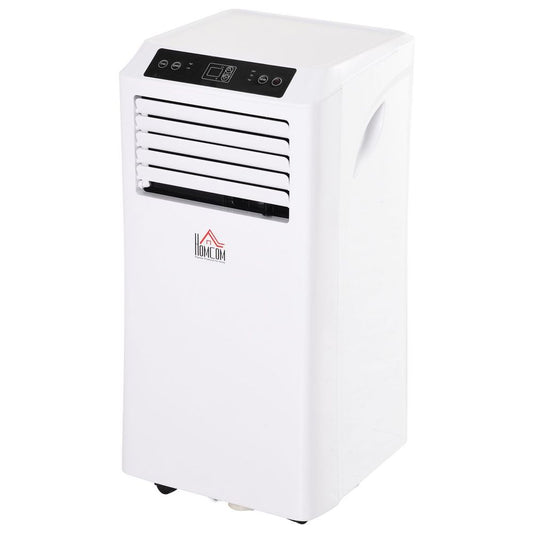 HOMCOM Mobile Air Conditioner - Cooling Sleep Mode, Portable White, 1080W