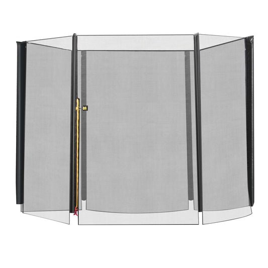 Premium 8' Round Trampoline Safety Fence - Durable Net, Maximum Protection - HOMCOM