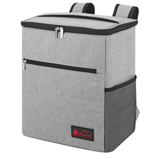 VINSANI GREY BACKPACK COOLER BAG