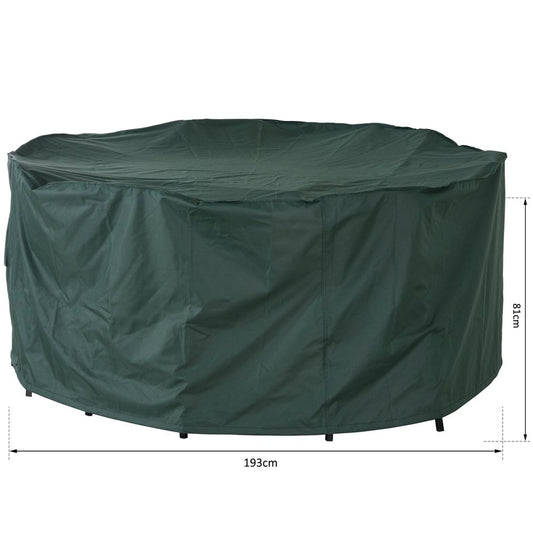 600D Waterproof Outdoor Furniture Cover | Durable PVC Coated | Green | Protect Patio Sets