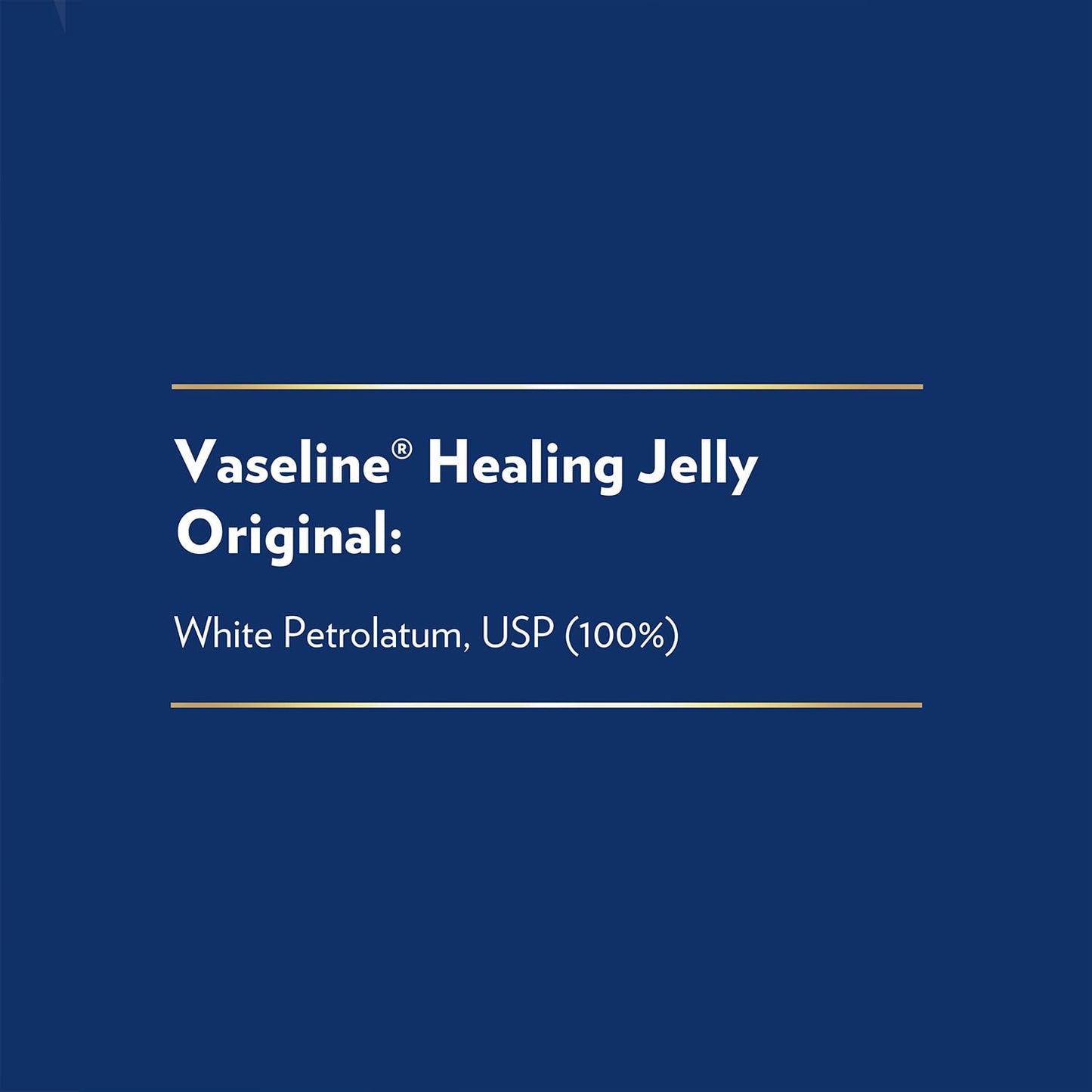 Vaseline Original Healing Jelly 4-Pack – Hypoallergenic Petroleum Jelly for Skin Care