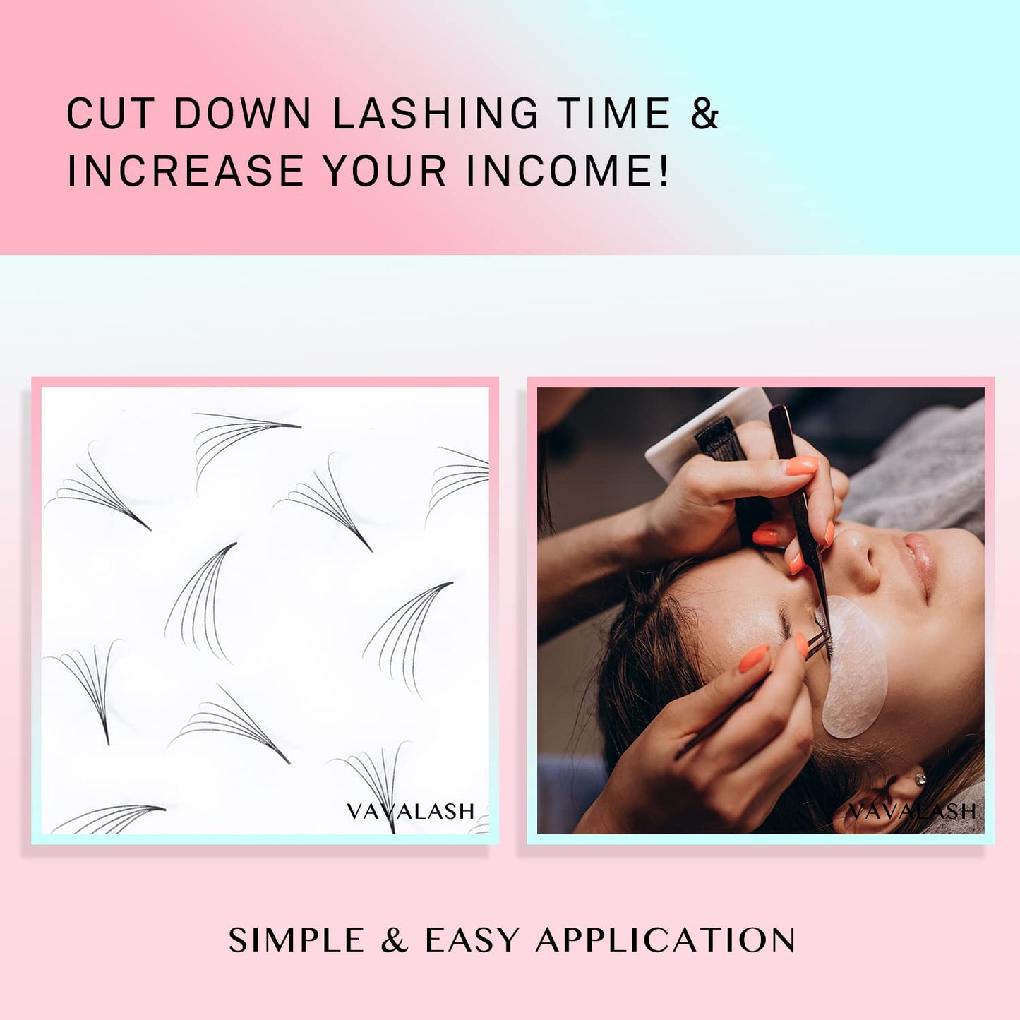 VAVALASH 600 Fans Premade Lash Fans – Premium Premade Loose Fans 5D-24D, Thin Base