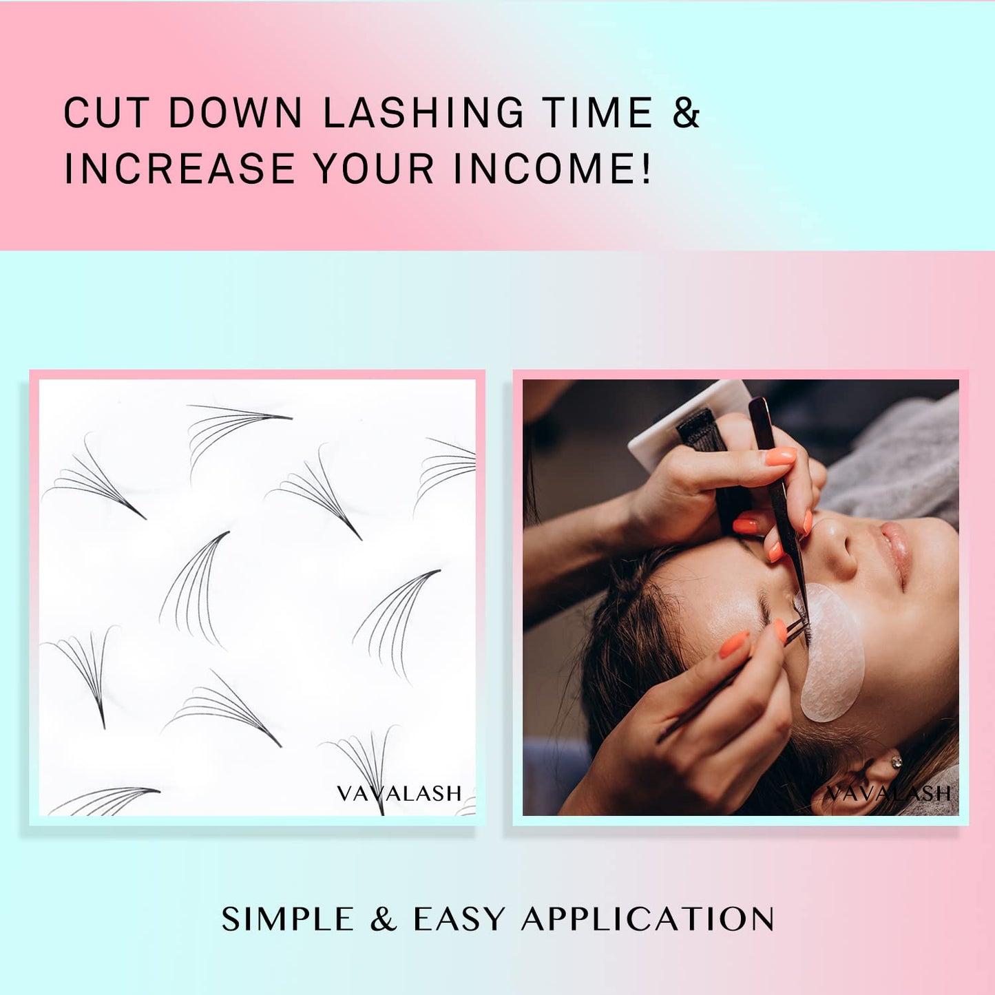 VAVALASH 600 Fans Premade Lash Extensions – 5D-24D Promade Loose Fans