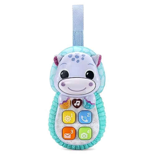 VTech Baby Hello, Hippo! Soft Phone – Plush Toy for Early Pretend Play