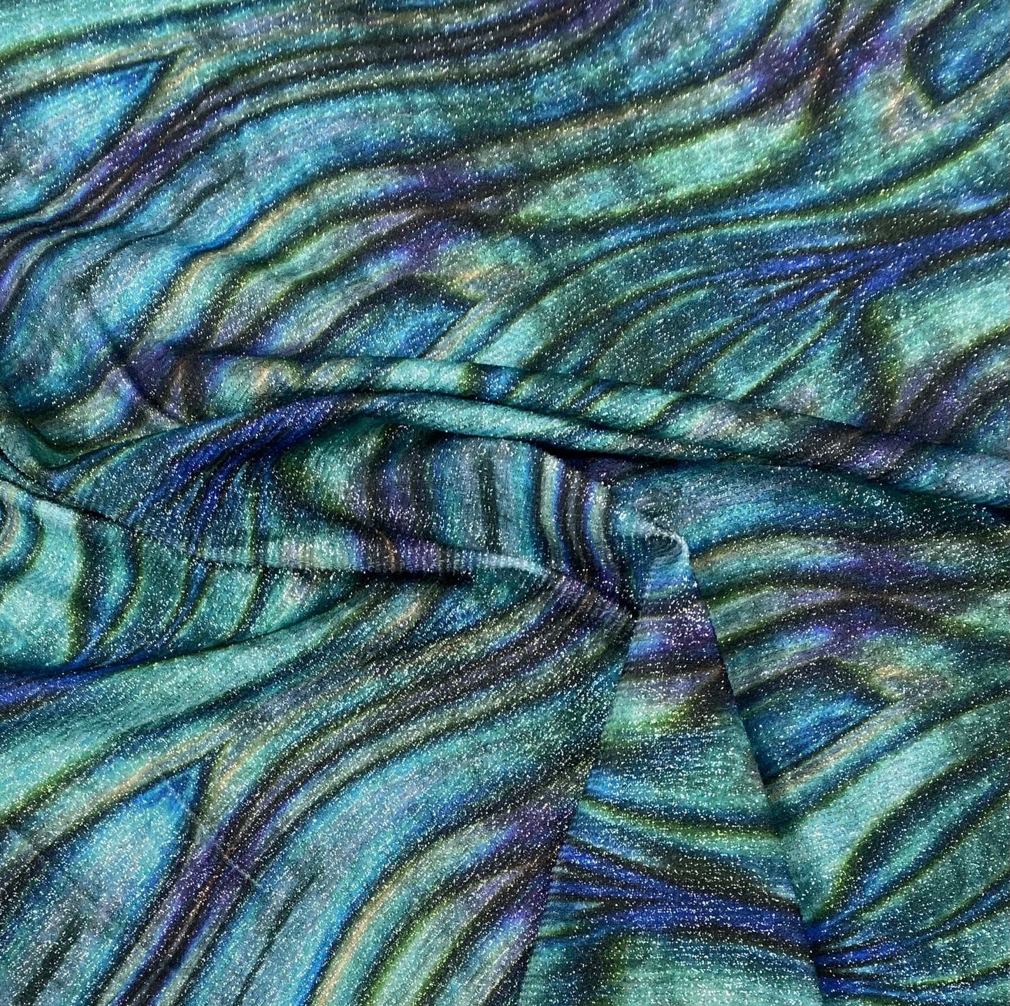 Wave Pattern Fabric By Metre