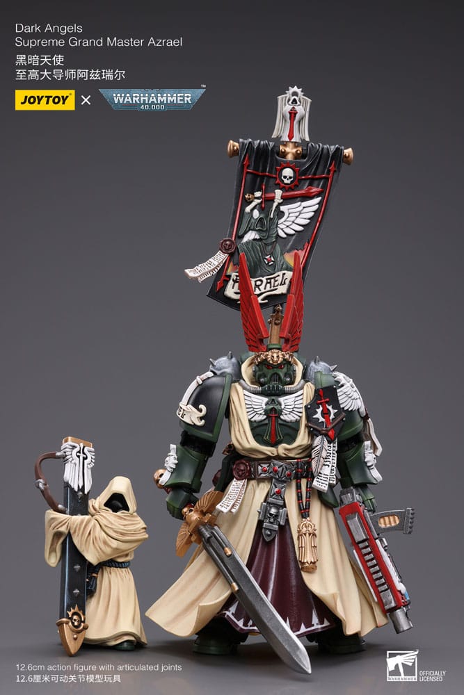 Warhammer 40k Action Figure 1/18 Dark Angels Supreme Grand Master Azrael 13cm