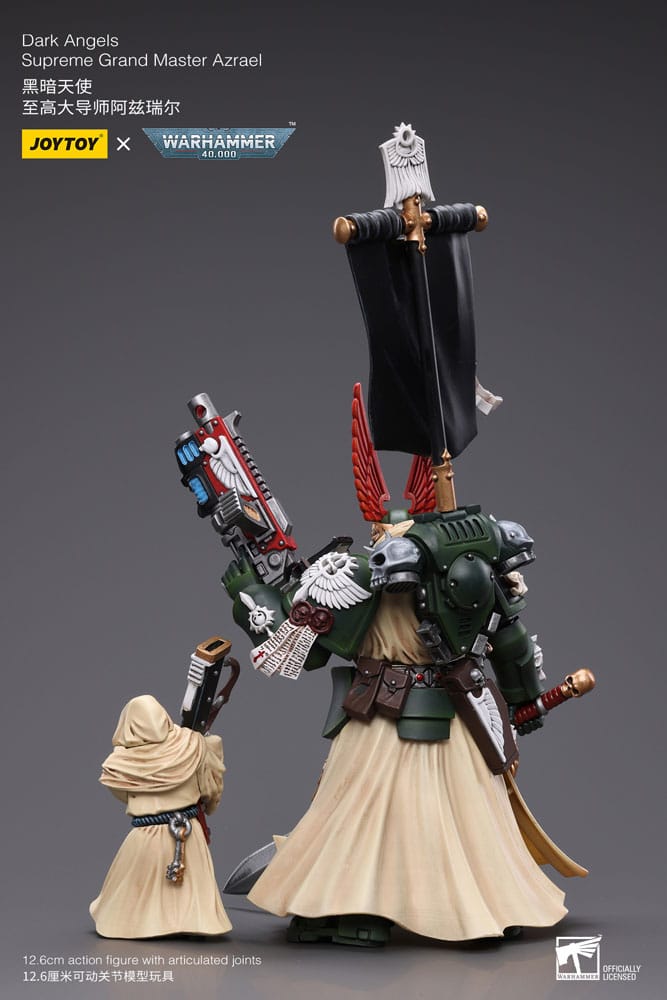 Warhammer 40k Action Figure 1/18 Dark Angels Supreme Grand Master Azrael 13cm
