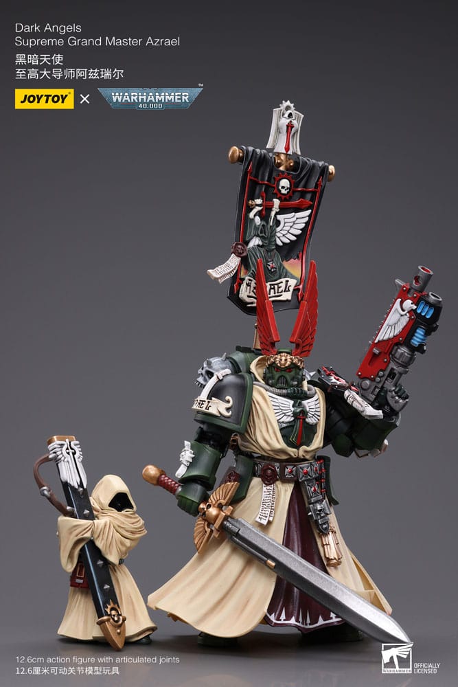 Warhammer 40k Action Figure 1/18 Dark Angels Supreme Grand Master Azrael 13cm